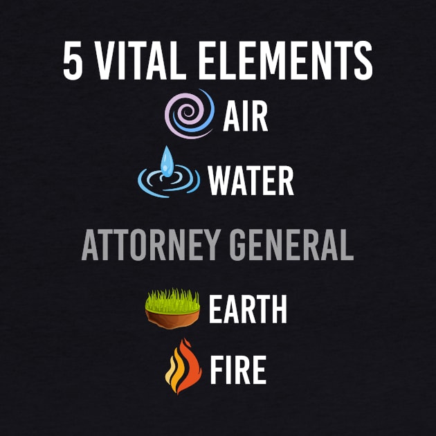 5 Elements Attorney General by blakelan128